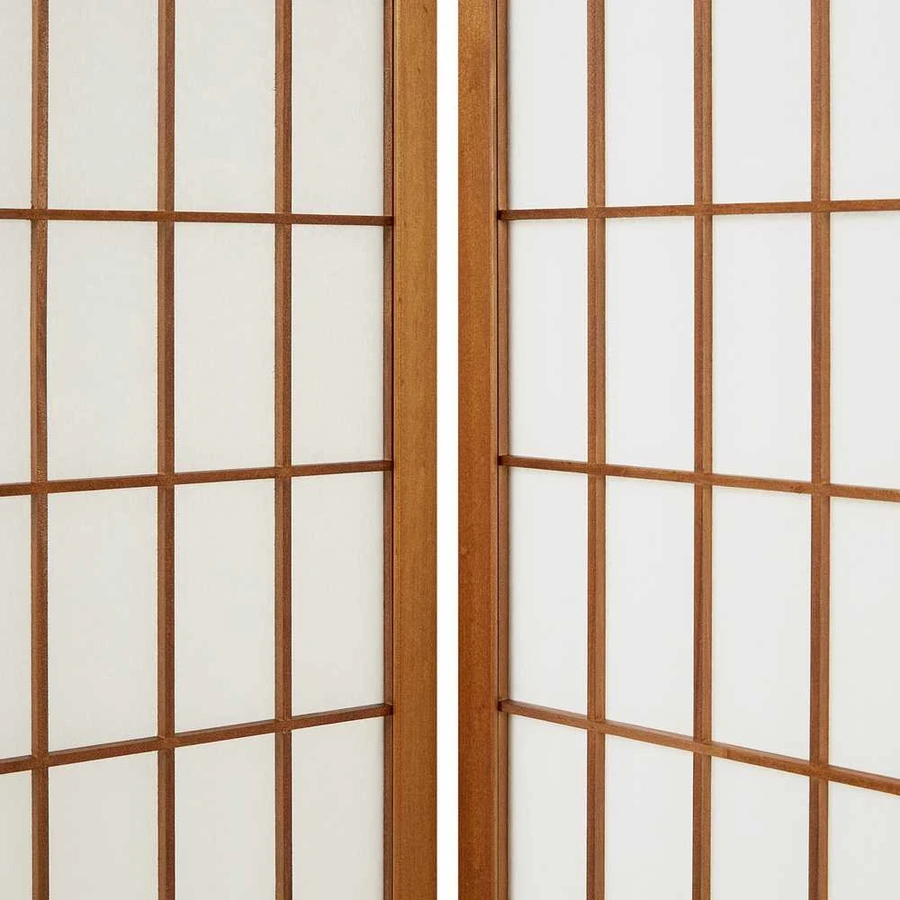 Homestyle4U Kambario pertvara, 176x2,2x175 cm, ruda