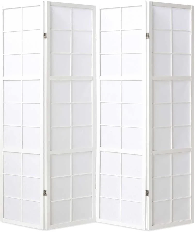 Homestyle4U Kambario pertvara, 176x2.2x175 cm, balta
