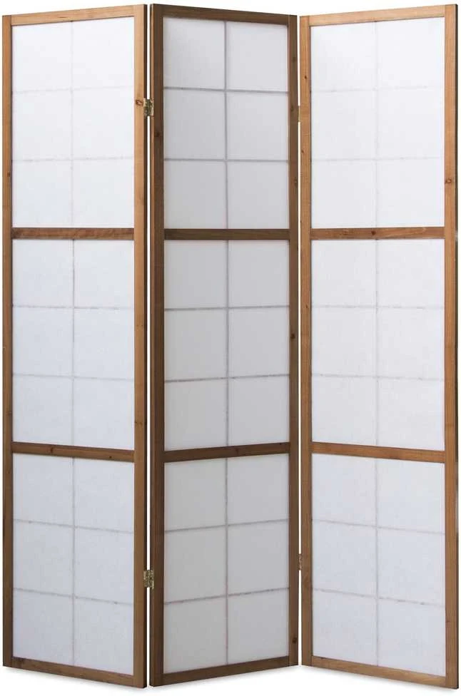 Homestyle4U Kambario pertvara, 132x2.2x175 cm, ruda