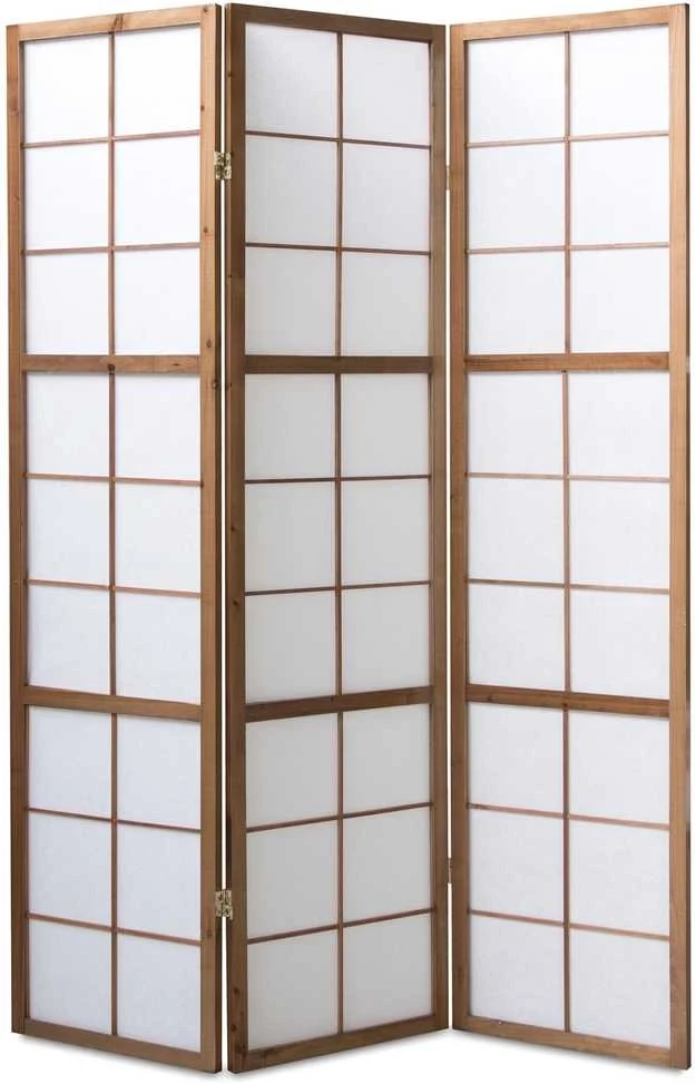 Homestyle4U Kambario pertvara, 132x2.2x175 cm, ruda