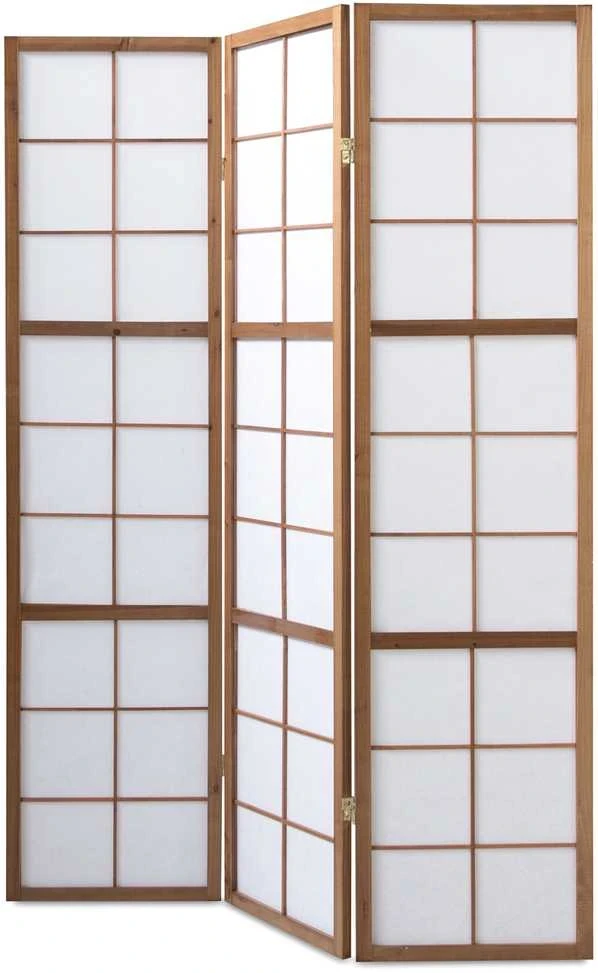 Homestyle4U Kambario pertvara, 132x2.2x175 cm, ruda
