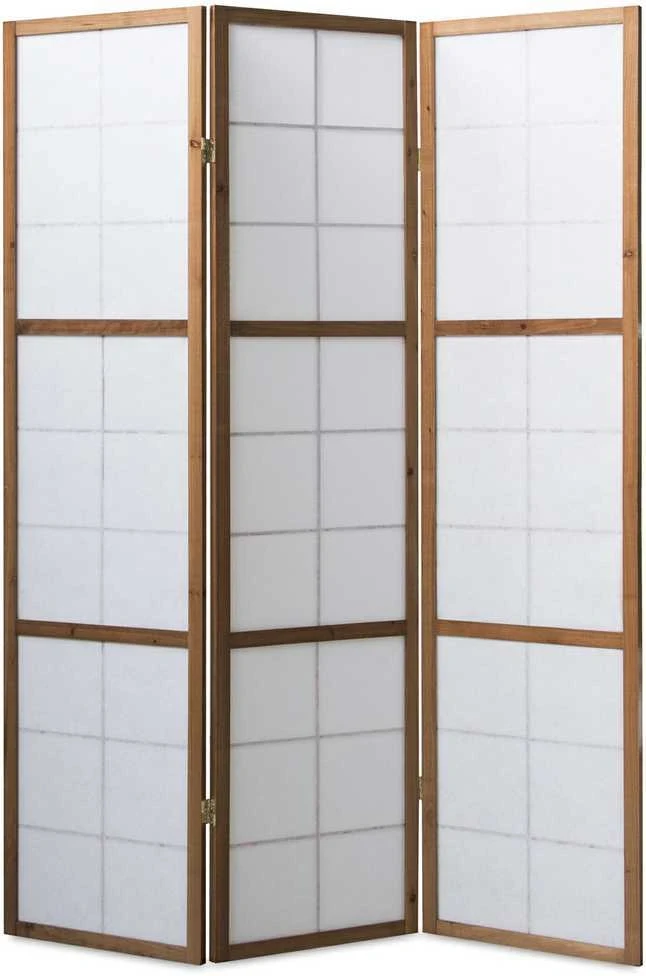 Homestyle4U Kambario pertvara, 132x2.2x175 cm, ruda