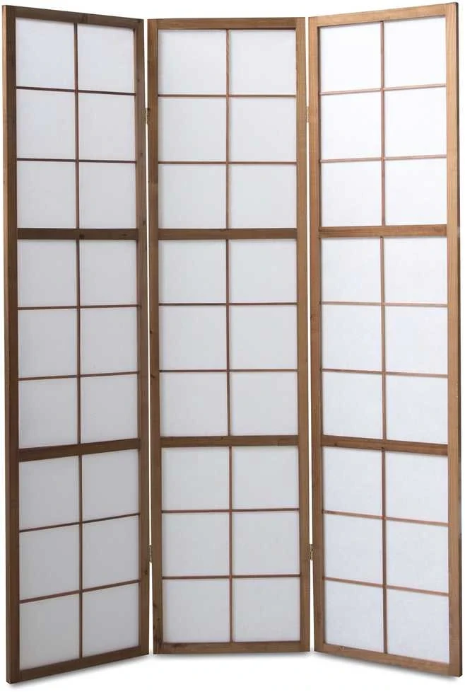 Homestyle4U Kambario pertvara, 132x2.2x175 cm, ruda