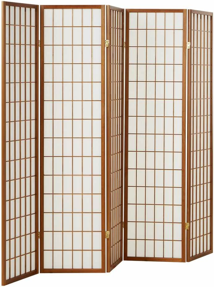 Homestyle4U Kambario pertvara, 220x2,2x175 cm, ruda