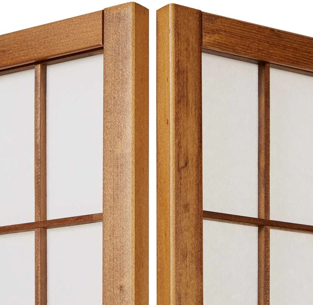 Homestyle4U Kambario pertvara, 220x2,2x175 cm, ruda