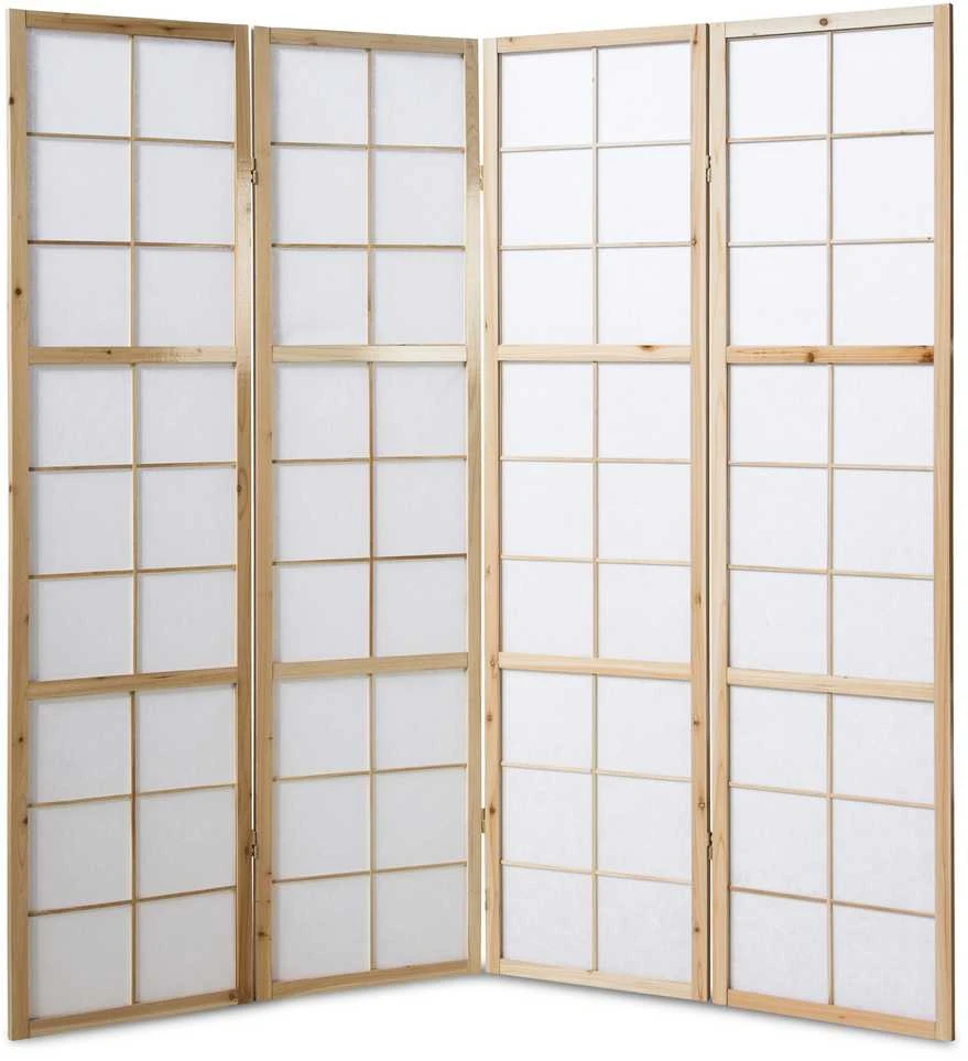 Homestyle4U Kambario pertvara, 176x2,2x175 cm, ruda