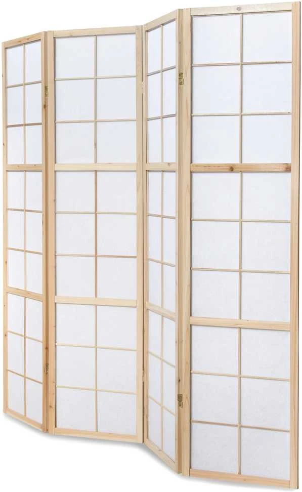 Homestyle4U Kambario pertvara, 176x2,2x175 cm, ruda