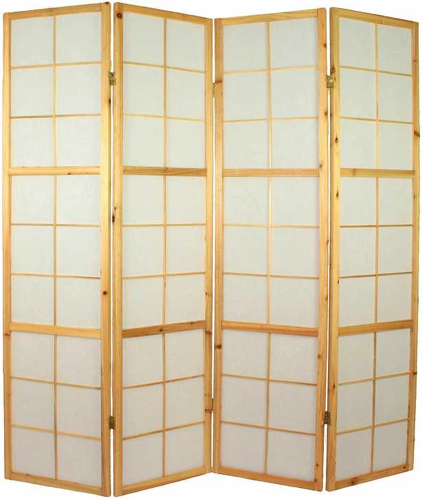 Homestyle4U Kambario pertvara, 176x2,2x175 cm, ruda