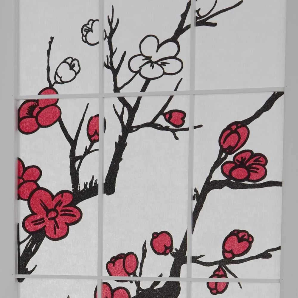 Homestyle4U Kambario pertvara, 132x2.2x179 cm, balta