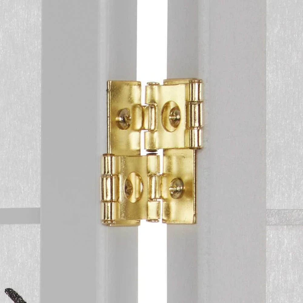 Homestyle4U Kambario pertvara, 132x2.2x179 cm, balta