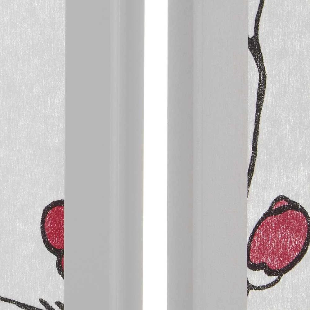 Homestyle4U Kambario pertvara, 132x2.2x179 cm, balta