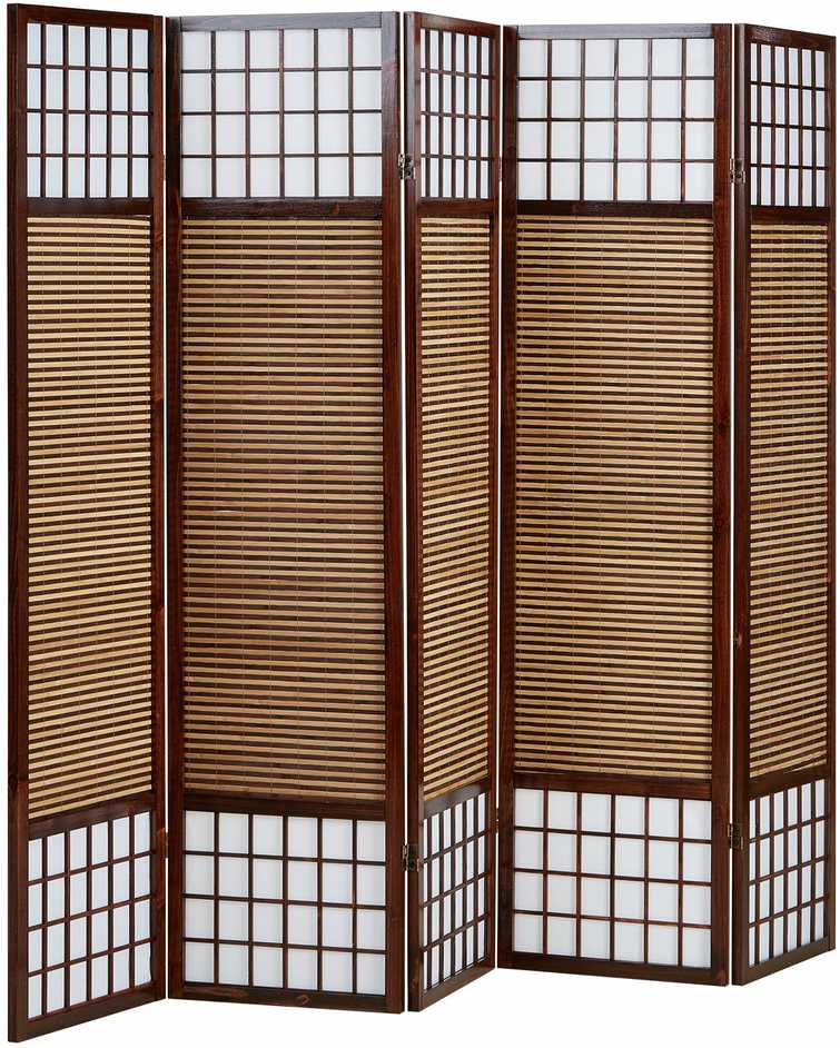 Homestyle4U Kambario pertvara, 220x2.2x175 cm, ruda