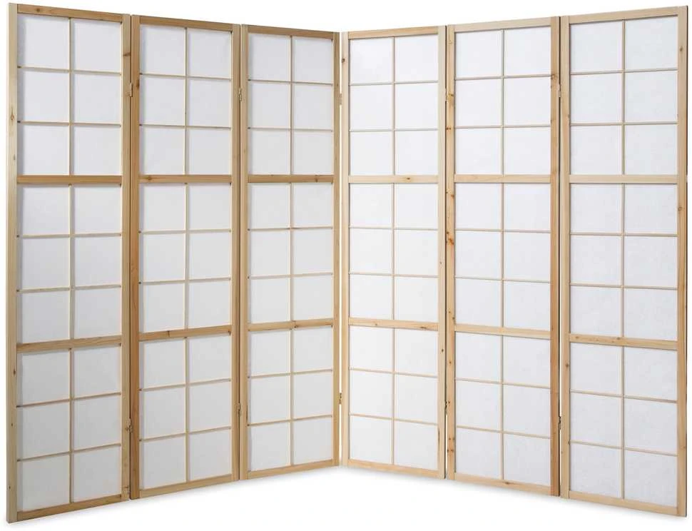 Homestyle4U Kambario pertvara, 264x2.2x175 cm, ruda