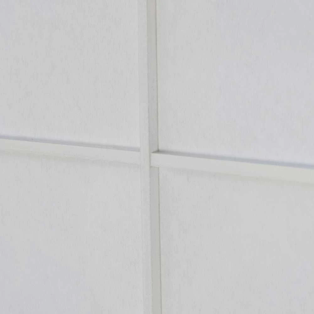 Homestyle4U Kambario pertvara, Shoji 5 dalių sulankstoma, 220x2.2x175 cm, balta