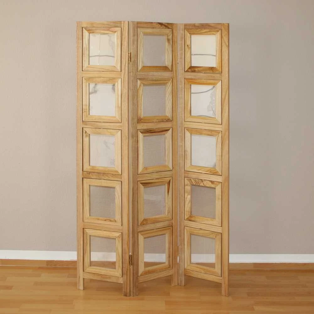 Homestyle4U Kambario pertvara, 93x2x161 cm, ruda
