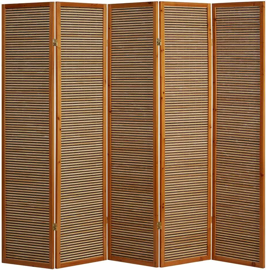 Homestyle4U Kambario pertvara, 220x2.2x175 cm, ruda