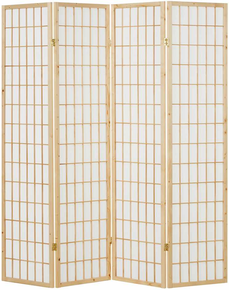 Homestyle4U Kambario pertvara, 176x2.2x175 cm, ruda