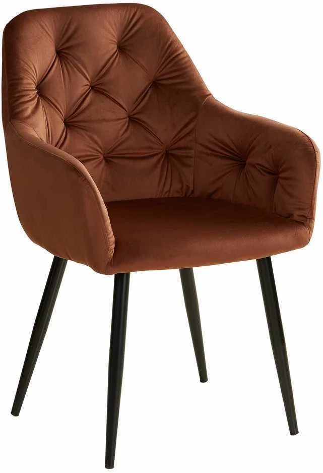 Homestyle4U Valgomojo kėdė, 59x89x62.5 cm, ruda