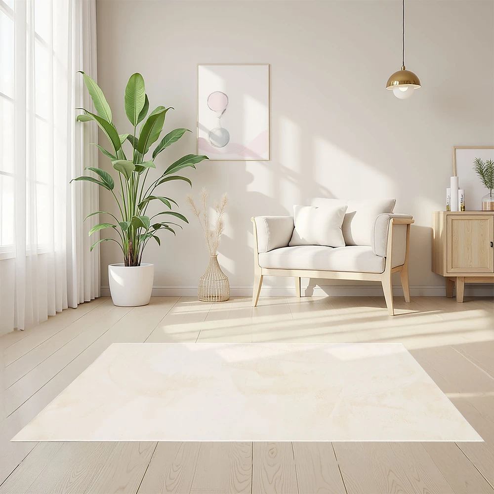 Homestyle4U Kilimėlis, 160x230 cm, Smėlio spalvos