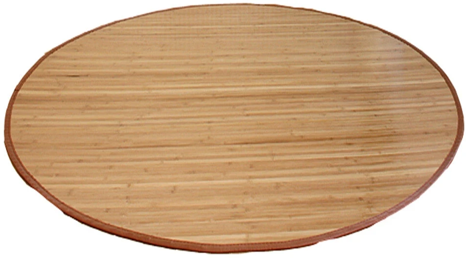 Homestyle4U Kilimėlis, bambukas, 120x120 cm, ruda