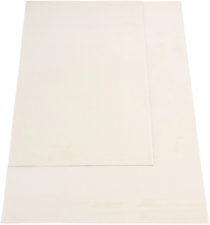 Homestyle4U Kilimėlis, trumpų šerelių kilimas, 120x180 cm, smėlio spalvos