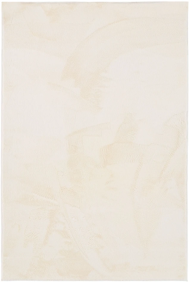 Homestyle4U Kilimėlis, trumpų šerelių kilimas, 120x180 cm, smėlio spalvos