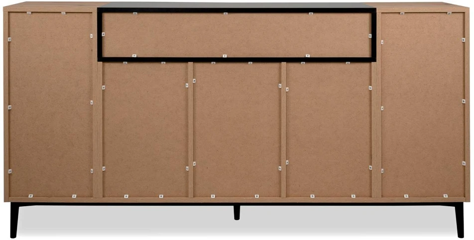 Homestyle4U Komoda, 180x41.8x90.4 cm, ruda