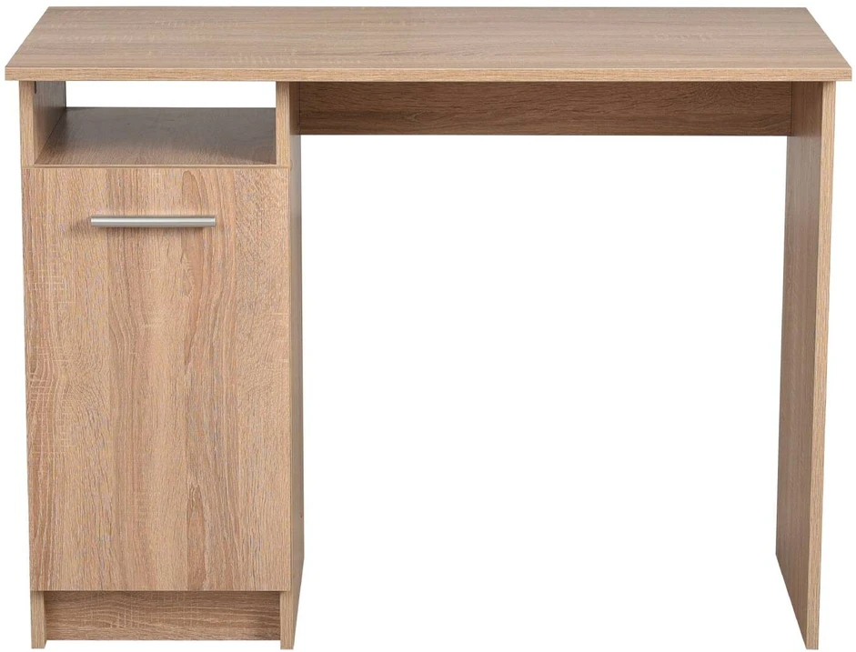 Homestyle4U Kompiuterio stalas, 100x74.5x50 cm, rudas