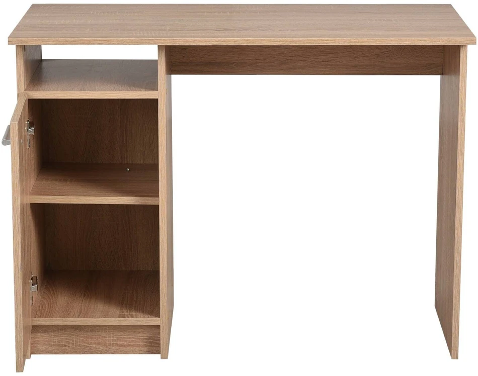 Homestyle4U Kompiuterio stalas, 100x74.5x50 cm, rudas