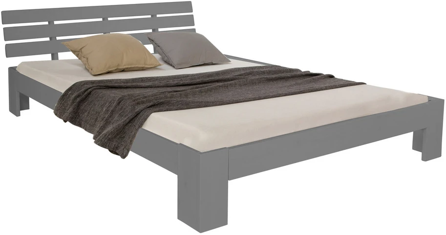 Homestyle4U Lova, 124x204x66 cm, pilka