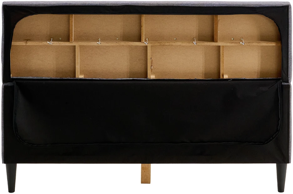 Homestyle4U Lova, 125x212x96.5 cm, pilka