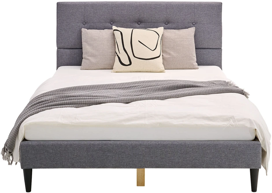 Homestyle4U Lova, 125x212x96.5 cm, pilka