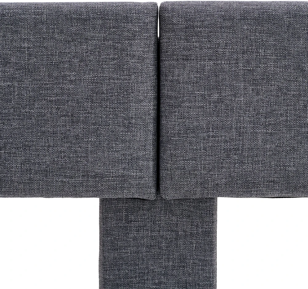 Homestyle4U Lova, 125x212x96.5 cm, pilka