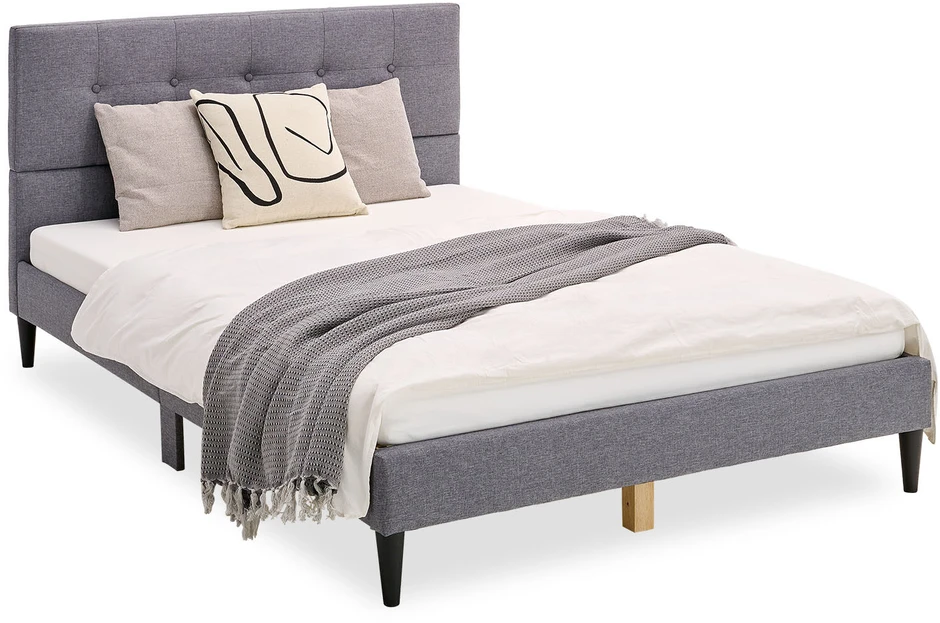 Homestyle4U Lova, 125x212x96.5 cm, pilka