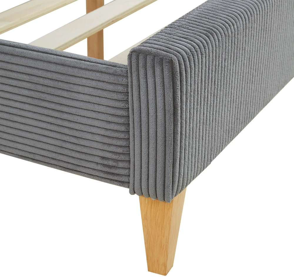 Homestyle4U Lova, 145.5x95x211 cm, pilka