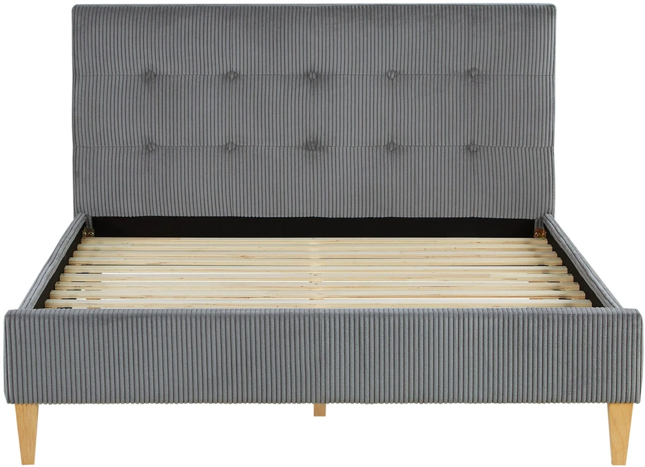 Homestyle4U Lova, 145.5x95x211 cm, pilka