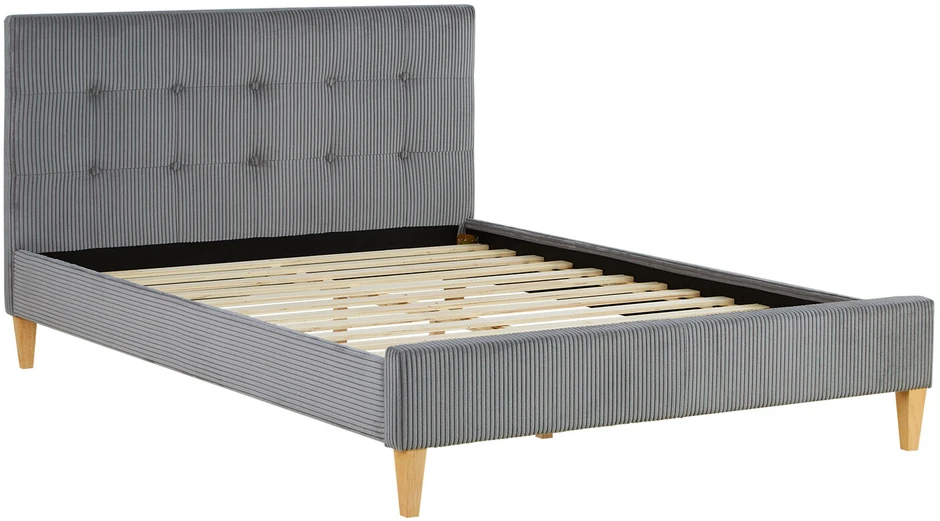 Homestyle4U Lova, 145.5x95x211 cm, pilka