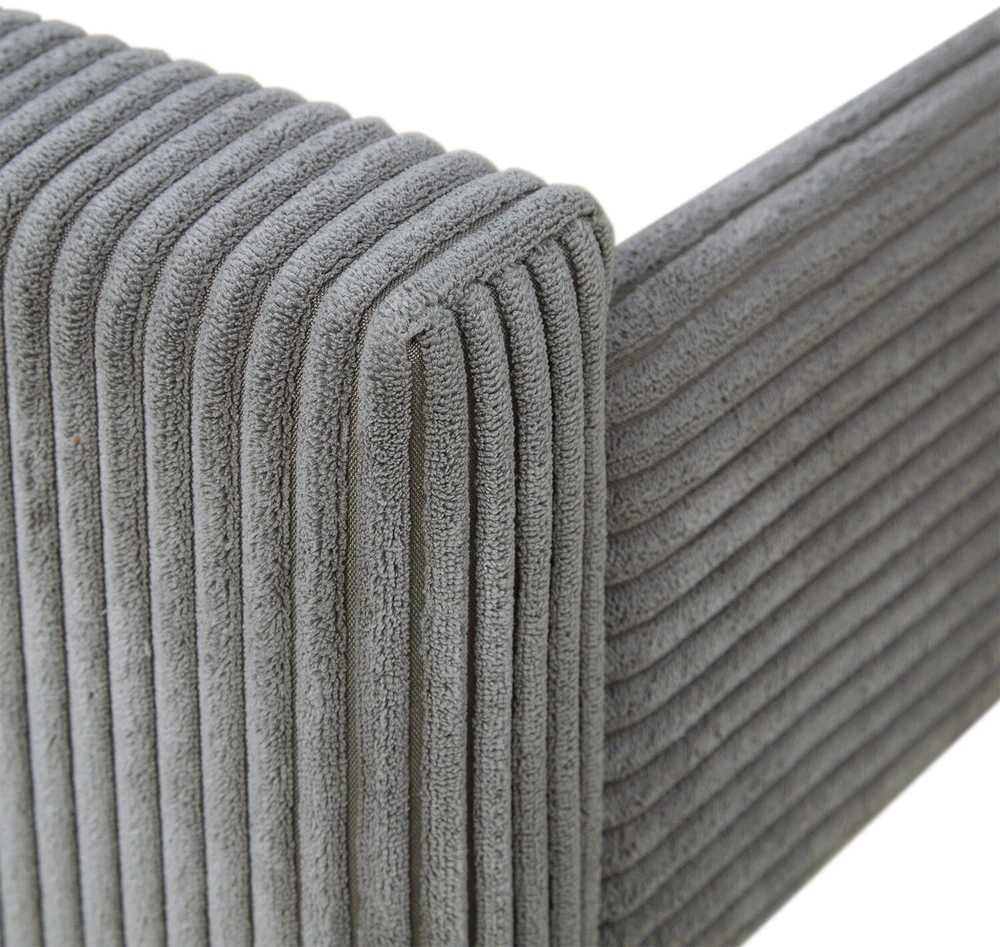 Homestyle4U Lova, 145.5x95x211 cm, pilka