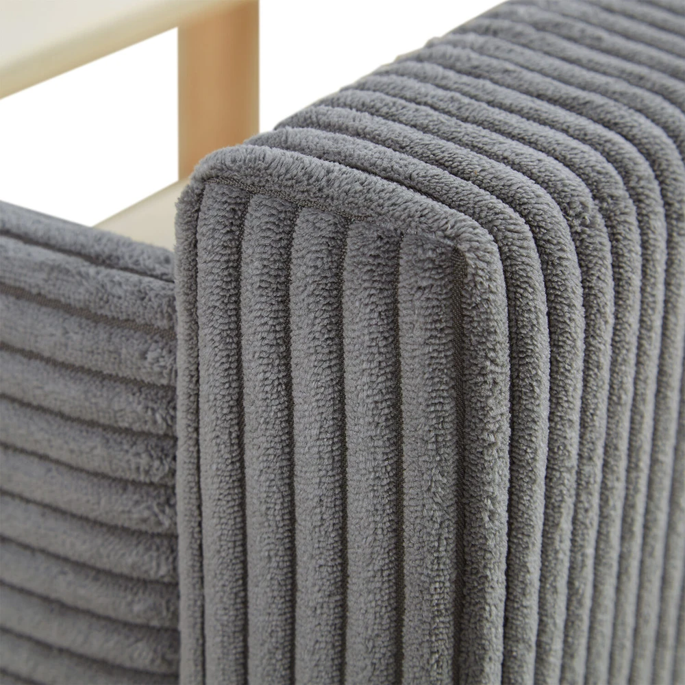 Homestyle4U Lova, 145.5x95x211 cm, pilka