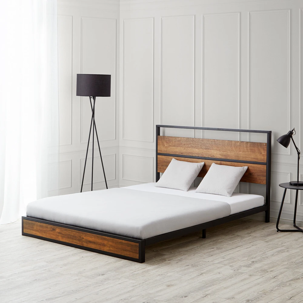 Homestyle4U Lova, 145x94.5x210 cm, juoda
