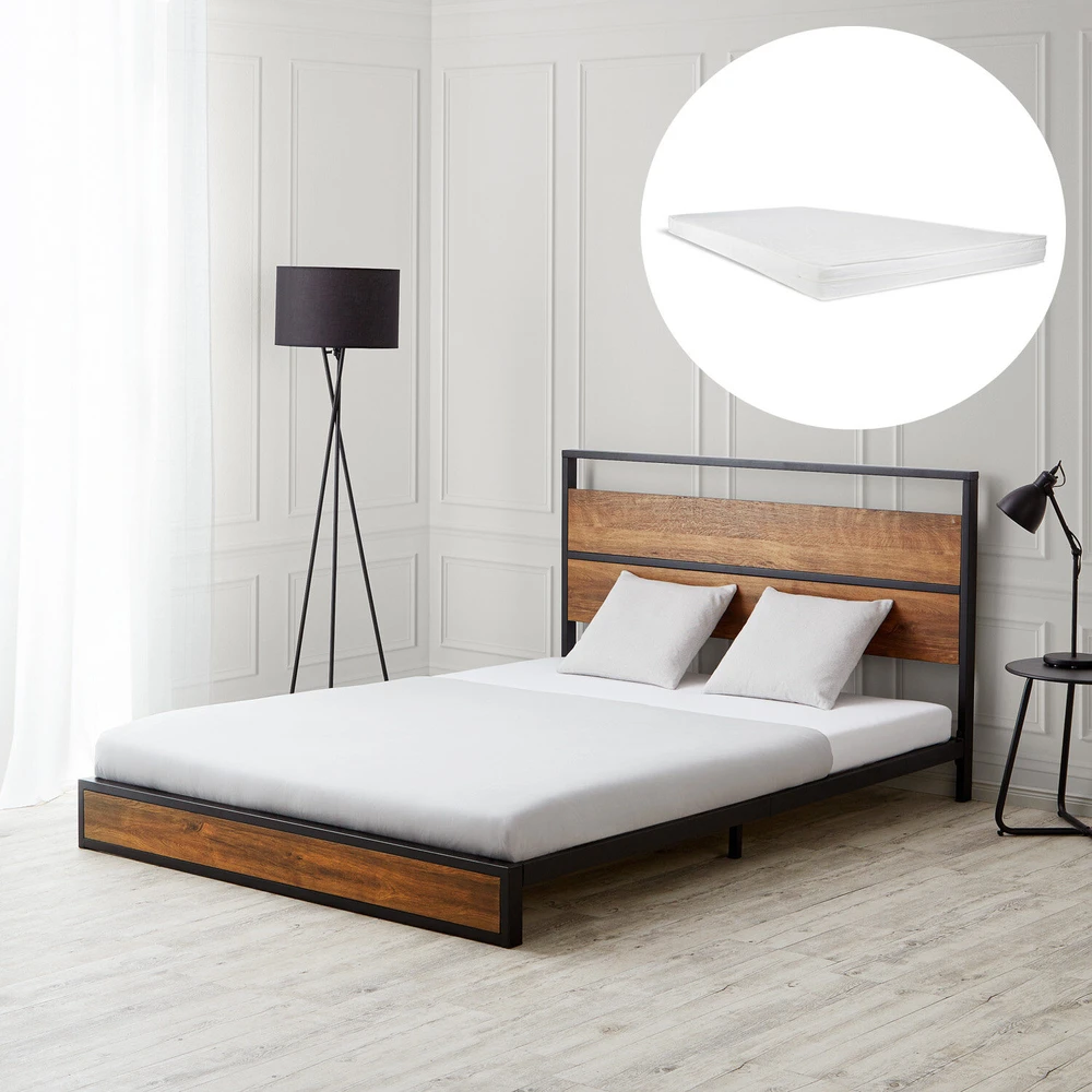 Homestyle4U Lova, 145x94.5x210 cm, juoda