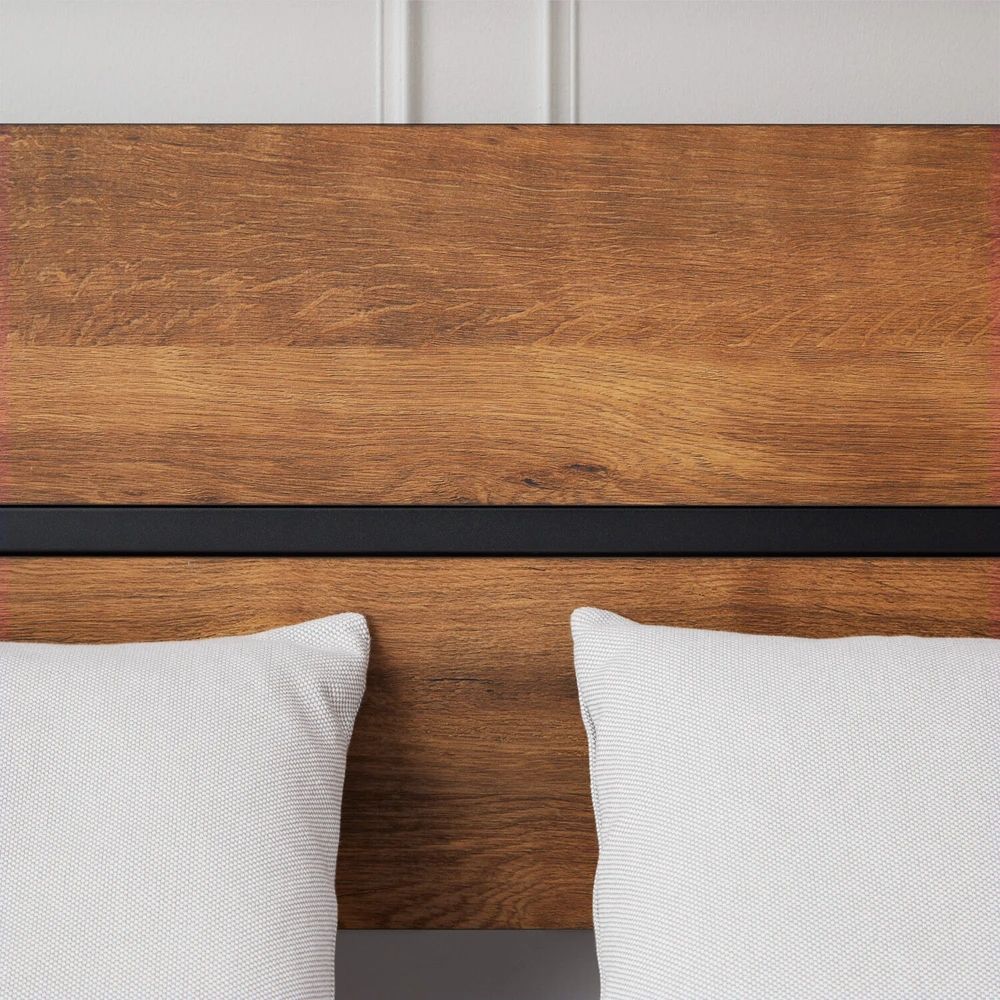 Homestyle4U Lova, 145x94.5x210 cm, juoda