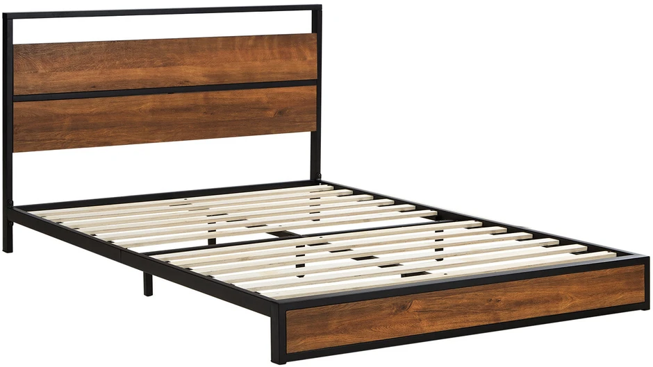 Homestyle4U Lova, 145x94.5x210 cm, juoda