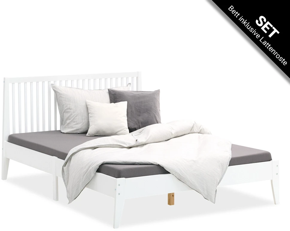 Homestyle4U Lova, 146x207 cm, balta, Medžiagos storis: 20 mm
