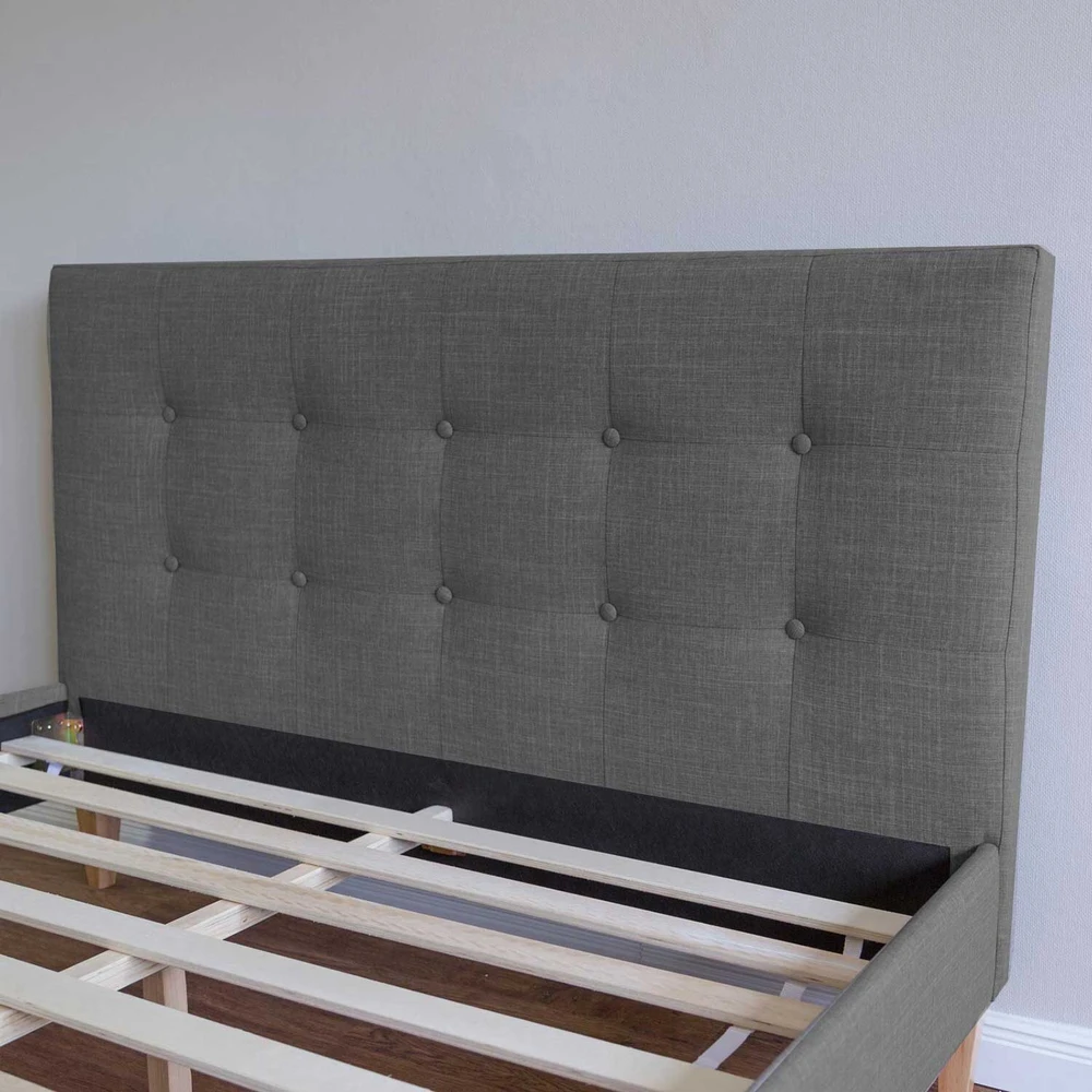 Homestyle4U Lova, 165x212 cm, pilka