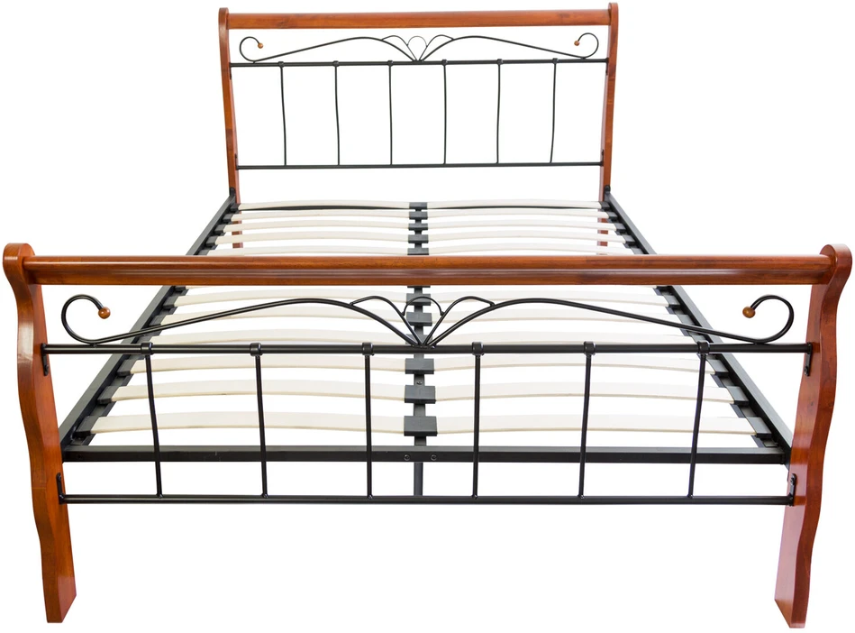 Homestyle4U Lova, 165x214x103 cm, juodai ruda