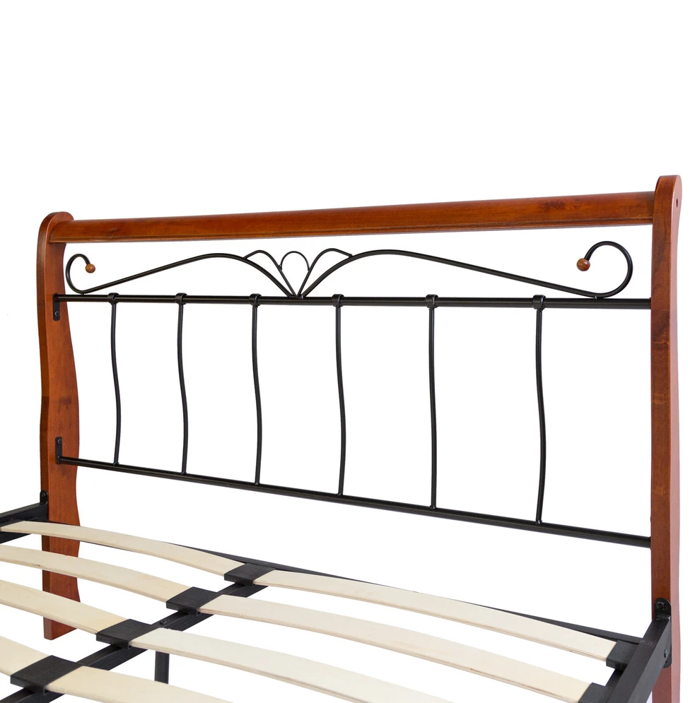 Homestyle4U Lova, 165x214x103 cm, juodai ruda