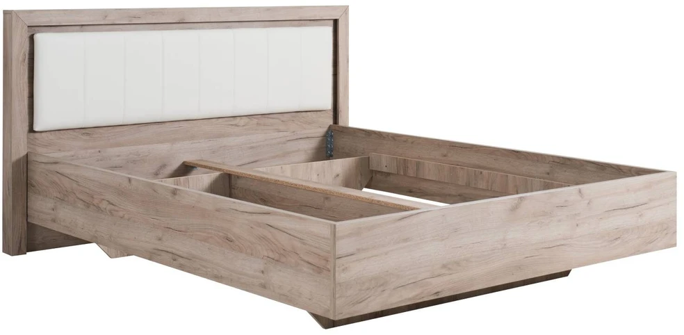 Homestyle4U Lova, 178.5x100.5x208 cm, ruda, balta