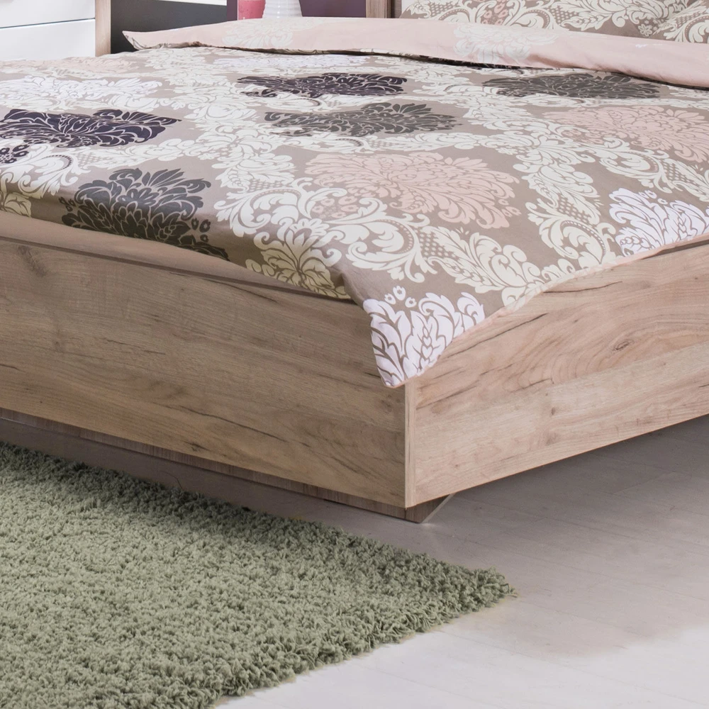 Homestyle4U Lova, 178.5x100.5x208 cm, ruda, balta