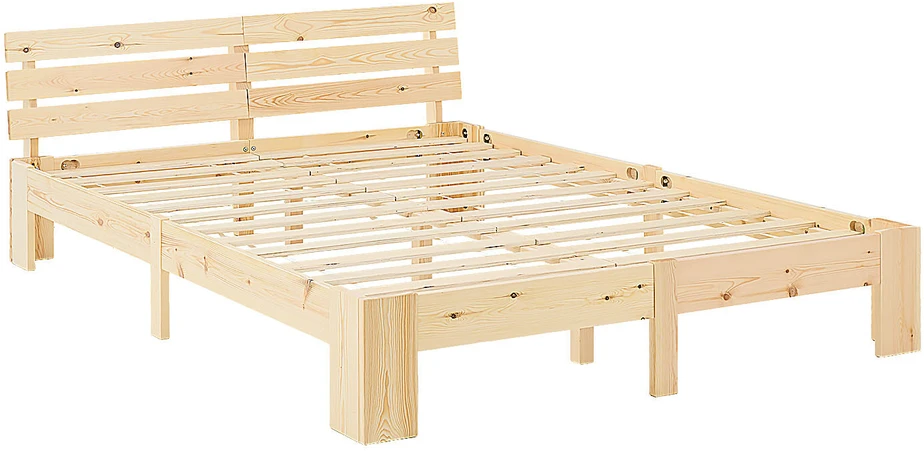 Homestyle4U Lova, 184x204 cm, ruda, Medžiagos storis: 20 mm